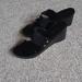 Ralph Lauren Shoes | Lauren Ralph Lauren 3" Heel Sandals. | Color: Black/Gold | Size: 9b