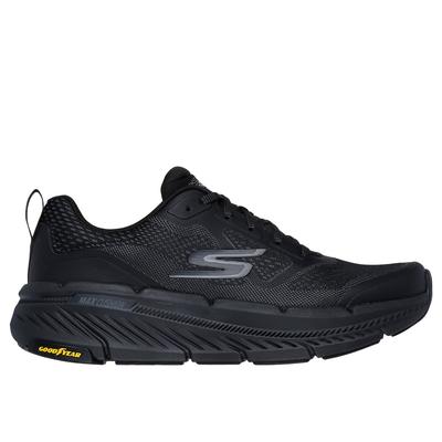 Skechers Men's Max Cushioning Premier 2.0 - Vantage Sneaker | Size 9.0 Extra Wide | Black/Charcoal | Synthetic/Textile