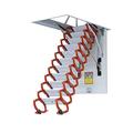 Attic Ladders Telescopic Loft Ladder Wall Mounted Loft Stairs Home Attic Stairs Invisible Folding Ladder Pull Down Loft Stairs for Indoor Wall Mounted Stairs