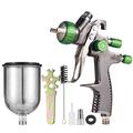 LUCHONG LVLP Gravity Feed Air Spray Gun Mini Paint Spraying Gun Kit 1.3mm Nozzle 600ml Fluid Cup Air Paint Sprayer for Painting Car Furniture Wall