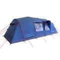 Berghaus Air 800 Nightfall Tent 8 Man with Darkened Bedrooms, Living Area, 8 Man, Inflatable, Easy to Pitch, Tunnel, Sewn In Groundsheet, Large and Spacious, Family Camping, Festivals, 6000 HH, Blue