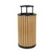 Alpine Industries Stainless Steel 32 Gallon Trash Can Stainless Steel in Brown | 33.86 H x 19.69 W x 19.69 D in | Wayfair 4400-01-CD-RB