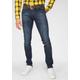 Slim-fit-Jeans LEE "LUKE" Gr. 32, Länge 30, blau (true authentic) Herren Jeans Slim Fit