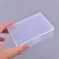 Boîtes en plastique transparentes pour cartes à jouer conteneur de rangement pour poker 2 pièces