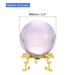 1Set 60mm/2.4" K9 Crystal Ball Decorative Ball w Box and Metal Stand