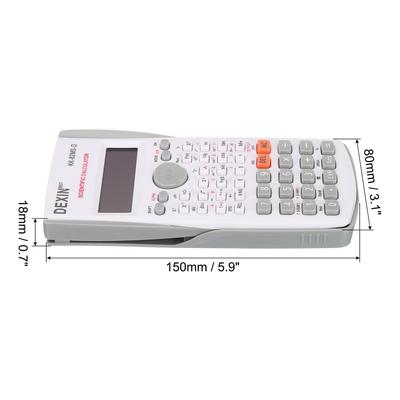 Scientific Calculator 2-Line 12 Digit Display Engineering Calculator