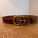 Gucci Accessories | Gucci Double G Gold Buckle Leather Belt | Color: Tan | Size: Os