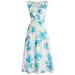 J. Crew Dresses | *Nwt* J. Crew Floral Printed V-Neck Smocked Midi Dress | Color: Blue/White | Size: 2