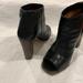 Coach Shoes | Coach Women’s Open Toes Ankle Boots, Size 9 | Color: Black/Silver | Size: 9