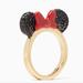 Kate Spade Jewelry | Disney X Kate Spade New York Minnie Ring | Color: Black/Red | Size: Size 7