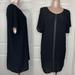 Madewell Dresses | Madewell Black Shift Mini Dress Sz Xs | Color: Black | Size: Xs