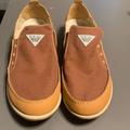 Columbia Shoes | Columbia Pfg Omni-Grip Slip On Boat Shoes. Size 13. 2 Tone Brown | Color: Brown/Tan | Size: 13