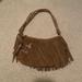 American Eagle Outfitters Bags | American Eagle Outfitters Suede Fringe Purse | Color: Tan | Size: Os