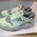 Nike Shoes | Nike Air Huaraches Women’s Size 7- No Box-Igloo White | Color: Green | Size: 7