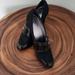 Coach Shoes | Coach Black Pump Shoes Size 8b Made In Italy | Color: Black | Size: 8