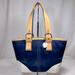 Coach Bags | Coach Vintage Y2k Leather Canvas Daisy Soho Handbag Navy, White No. L3j-4428 | Color: Blue/White | Size: Os