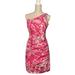 Lilly Pulitzer Dresses | Lilly Pulitzer Julianne One Shoulder Dress 2 Xs Skinny Dippin Print Pool Pink | Color: Pink/White | Size: 2