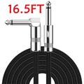 Guitar Cable 16.5ft Electric Instrument Cable Bass AMP Cord for Electric Guitar Bass Guitar Electric Mandolin Pro Audio