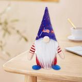 Clearance under $5-Shldybc Independence Day Decorations Long Hat Gnome Decor Patriotic Gnome Plush President Election Decorations Fourth of July Patriotic Decor Faceless Doll Gnomes