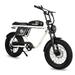 Hiland 750W Electric Cruiser Bikes for Adults 20 inch Fat Tire Electric Bicycle Urban Commuter 7 Speed Ebike Snow Beach E-Bike Suspension Fork 48V 15AH Removable Battery White