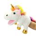 Unicorn Puppets Plush Toy 2 Color Choose Pink White Suitable for Children Kid Baby