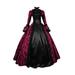 Gothic Victorian Dresses for Women 1800s Ball Gown Vintage Medieval Renaissance Costumes Masquerade Queen Dresses