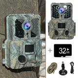 KANCOKIT Hunting Game Trail Camera 24MP 1080P Wildlife IP65 Waterproof Cam Night Vision