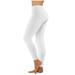 Scrunch Leggings for Women Seamless High Waisted Yoga Pants Stretch Workout Fitness Gym Active Compression Tights White1