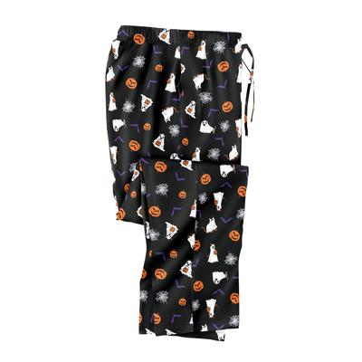 Men's Big & Tall Flannel Novelty Pajama Pants by KingSize in Ghost Dogs (Size 5XL) Pajama Bottoms