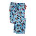 Men's Big & Tall Licensed Novelty Pajama Pants by KingSize in Mario Tie Dye Toss (Size 5XL) Pajama Bottoms