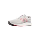 Wide Width Men's New Balance 520V8 Running Shoes by New Balance in Grey Red (Size 13 W)