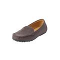 Wide Width Women's The Milena Moccasin by Comfortview in Slate Grey (Size 8 1/2 W)