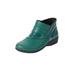 Extra Wide Width Women's The Jolene Bootie by Comfortview in Emerald (Size 9 WW)