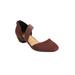 Wide Width Women's The Camilla Pump by Comfortview in Dark Brown (Size 10 1/2 W)