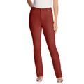 Plus Size Women's Straight-Leg Stretch Jean by Woman Within in Red Ochre (Size 28 T)