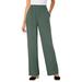 Plus Size Women's Pull-On Elastic Waist Soft Pants by Woman Within in Pine (Size 36 W)