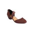 Extra Wide Width Women's The Camilla Pump by Comfortview in Dark Brown (Size 7 1/2 WW)
