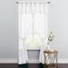Wide Width BH Studio Sheer Voile 5-Pc. One-Rod Curtain Set by BH Studio in Eggshell (Size 60" W 63" L) Window Curtain