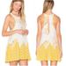 Free People Dresses | Free People Longline Floral Tank Dress | Color: White/Yellow | Size: S