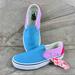 Vans Shoes | New Vans Asher Slip On Color Block In Pink, Blue And Red | Color: Blue/Pink | Size: Various