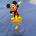 Disney Other | Disney Mickey Mouse Glass Crystal Bell | Color: Black/Yellow | Size: Os