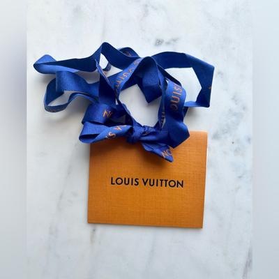 Louis Vuitton Design | Louis Vuitton Gift Card Sleeve W/ String, Blank Card & Envelope For Wallet Box | Color: Blue/Orange | Size: Os
