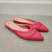 J. Crew Shoes | J Crew Gwen Azalea Pink Cage Backless Leather Mules Flat Shoes An930 Women Sz 10 | Color: Pink | Size: 10