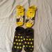 Nike Accessories | Bundle Of 2 Pair Of Nike Socks | Color: Black/Gold | Size: 5-7