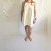 Brandy Melville Dresses | Brandy Melville/John Galt White Linen Scoop Back Mini Dress / Coverup | Color: White | Size: Xs