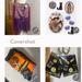 Disney Dresses | Hocus-Pocus Sarah Dress/Blouse S/M+2 Jibbitz 5packs= 10+3pair | Color: Black/Purple | Size: Various
