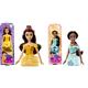 Disney Prinzessin-Spielzeug, bewegliche Belle-Modepuppe mit glitzernder Kleidung und Accessoires & Disney Prinzessin-Spielzeug, bewegliche Jasmin-Modepuppe mit glitzernder Kleidung und Accessoires