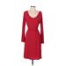 Tiana B. Casual Dress: Red Dresses - Women's Size Medium