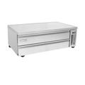 MoTak MCBR60-D-X 60" Chef Base w/ (2) Drawers - 115v, Silver