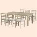 Latitude Run® 7-Piece Wooden Dining Table Set Mutifunctional Extendable Table w/ 12” Leaf & 2 Drawers | 30 H x 35 W x 60 D in | Wayfair